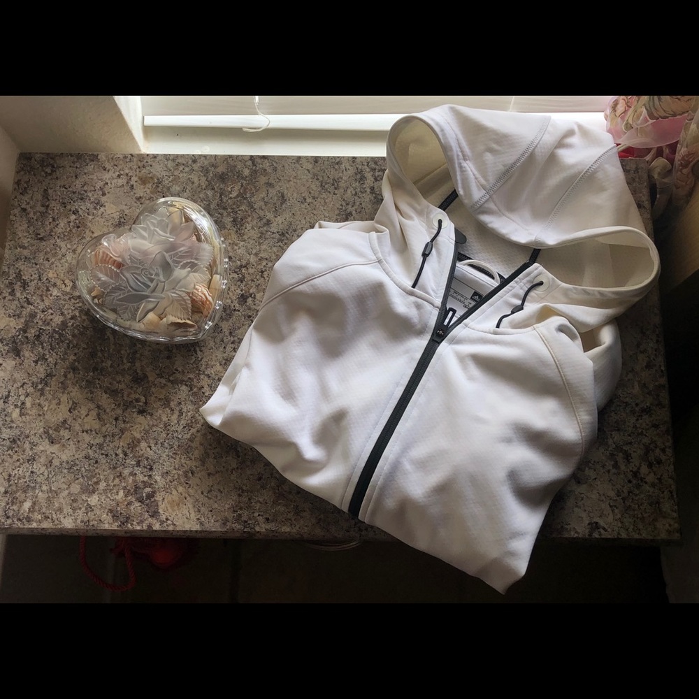 Adidas white jacket